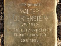 Stolperstein Walter Lichtenstein