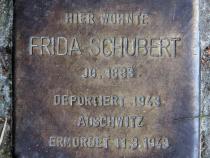 Stolperstein für Frida Schubert.