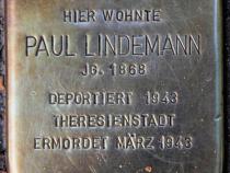 Stolperstein für Paul Lindemann.