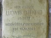 Stolperstein für Ludwig Gutkind © OTFW