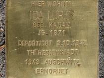 Stolperstein für Ida Lurje