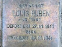 Stolperstein für Louis Ruben.