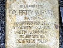 Stolperstein Betty Wiener © OTFW