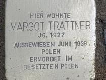 Stolperstein für Margot Trattner © OTFW