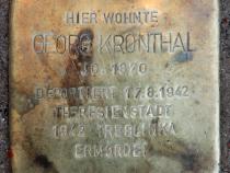 Stolperstein für Georg Kronthal.