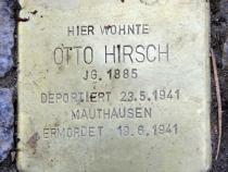 Stolperstein für Otto Hirsch, Foto. OTFW