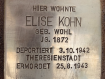 Stolperstein für Elise Kohn