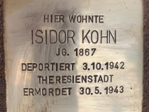 Stolperstein für Isidor Kohn