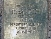 Stolperstein für Rosa Kroch © OTFW