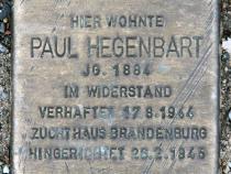 Stolperstein für Paul Hegenbart.