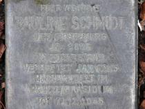 Stolperstein für Pauline Schmidt.