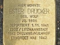 Stolperstein Ester Drucker, Foto: OTFW