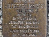 Stolperstein für Hildegard Margis.