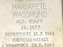Stolperstein Margarete Wassmund