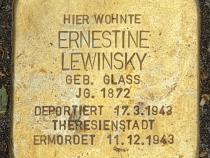 Stolperstein für Ernestine Lewinsky © OTFW