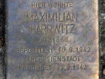 Stolperstein für Maximilian Harrwitz.
