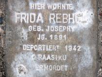 Stolperstein für Frieda Rebhun.