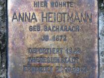 Stolperstein für Anna Heidtmann.