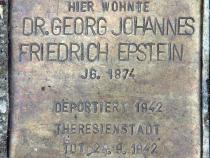 Stolperstein für Georg Johannes Friedrich von Eppstein.
