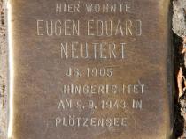 Stolperstein für Eugen Neutert.