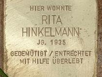 Stolperstein Rita Hinkelmann © OTFW