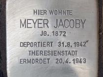 Stolperstein für Meyer Jacoby © OTFW