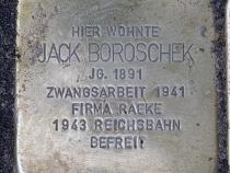 Stolperstein für Jack Boroschek © OTFW