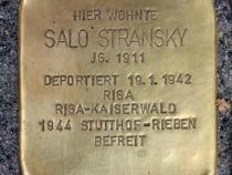 Stolperstein für Salo Stransky, Foto © OTFW