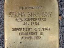 Stolperstein für Selma Stransky, Foto © OTFW