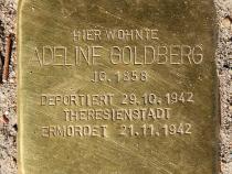 Stolperstein Adeline Goldberg © OTFW Berlin