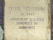 Stolperstein Dora Schramm, Foto: OTFW