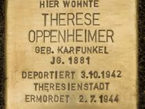 Stolperstein für Therese Oppenheimer