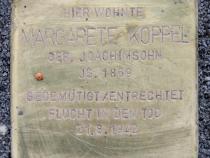 Stolperstein Margarete Koppel
