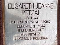 Stolperstein Elisabeth Jeanne Petzal, Foto: OTFW