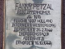 Stolperstein Fanny Petzal, Foto: OTFW