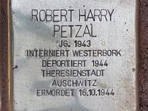 Stolperstein Robert Harry Petzal, Foto: OTFW