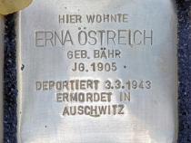 Stolperstein für Erna Östreich © OTFW