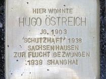 Stolperstein für Hugo Östreich © OTFW