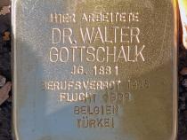 Stolperstein Dr. Walter Gottschalk © OTFW