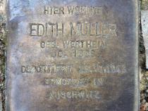 Stolperstein für Edith Müller.