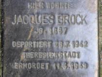 Stolperstein für Jacques Brock.