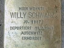 Stolperstein Willy Schwarz © OTFW