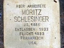 Stolperstein für Moritz Schlesinger © OTFW