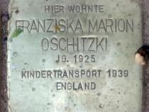 Stolperstein für Franziska Marion Oschitzki © OTFW