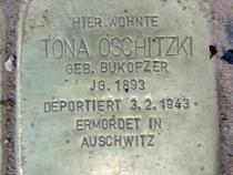 Stolperstein für Tona Oschitzki © OTFW