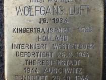 Stolperstein für Wolfgang Luft