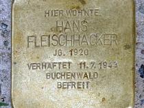 Stolperstein von Hans Fleischhacker, Foto: OTFW