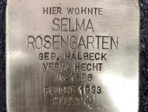 Stolperstein Selma Rosengarten, verw. Hecht © S. Davids