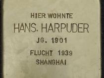 Stolperstein für Hans Harpuder, Bild: H.-J. Hupka