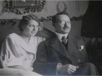 Fotografie von Emil Milch mit seiner Frau Wilhelmine.